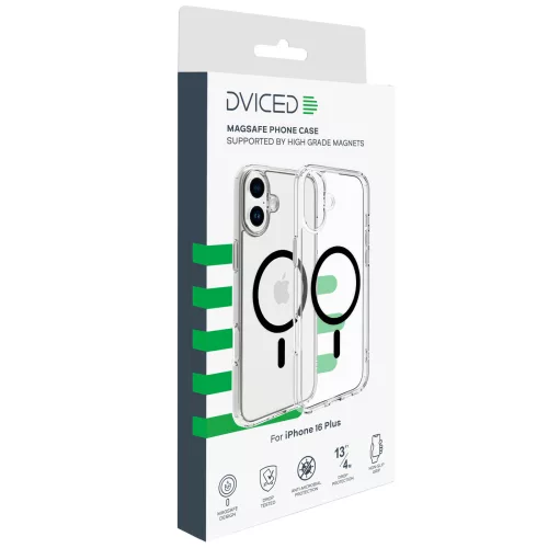 Dviced Magsafe iPhone 16 Plus clear case - Black