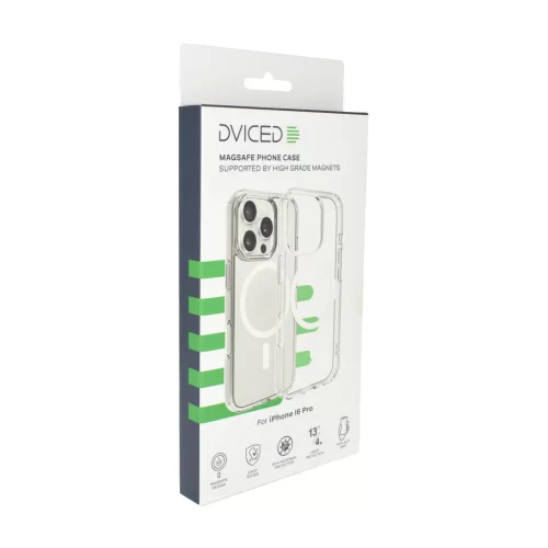 Dviced Magsafe iPhone 16 Pro clear case - White