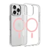Dviced Magsafe iPhone 16 Pro Max clear case -Pink