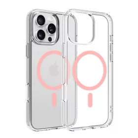 Dviced Magsafe iPhone 16 Pro Max clear case -Pink