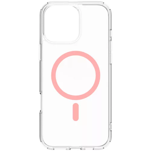 Dviced Magsafe iPhone 16 Pro Max clear case -Pink