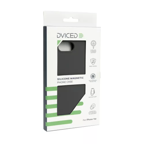 Dviced Silicone Magnetic iPhone 16e case - Grey