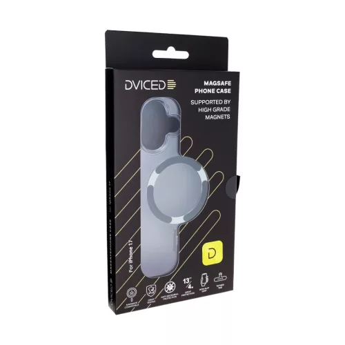 Dviced MagSafe iPhone 17 clear case - Black