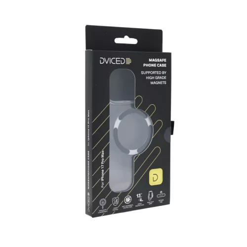 Dviced MagSafe iPhone 17 Pro Max clear case - Black