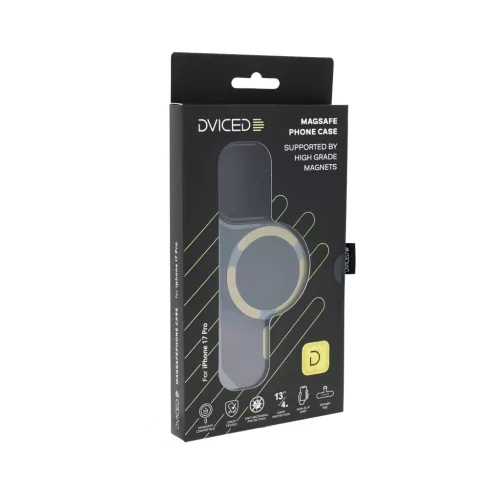 Dviced MagSafe iPhone 17 Pro smoke case - Gold