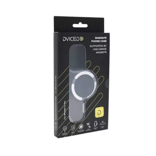 Dviced MagSafe iPhone 17 Pro smoke case - Silver