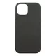 Dviced Leather case with magsafe for iPhone 15 - Black