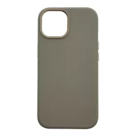Dviced Leather case with magsafe for iPhone 15 - Grey