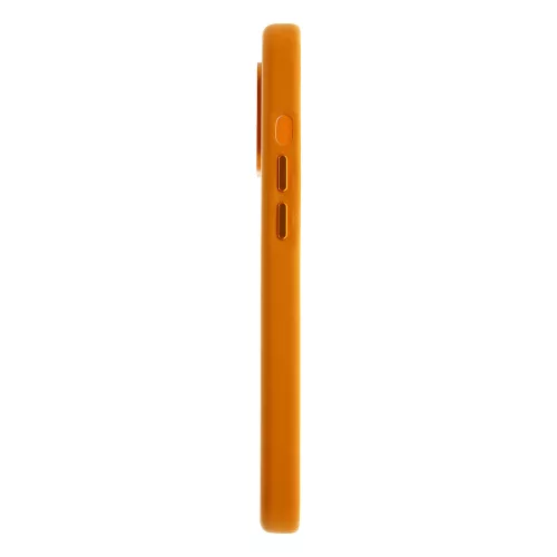 Dviced Leather case with magsafe for iPhone 15 - Orange