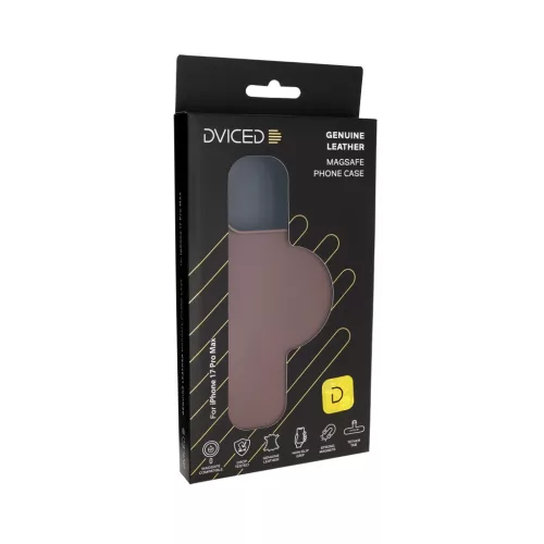 Dviced Leather MagSafe iPhone 17 Pro Max case - Brown