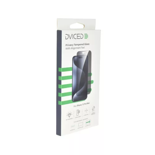Dviced iPhone 15 pro max privacy screen protector with applicator