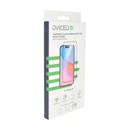 Dviced Tempered glass screen protector edge to edge for iPhone 16 with applicator