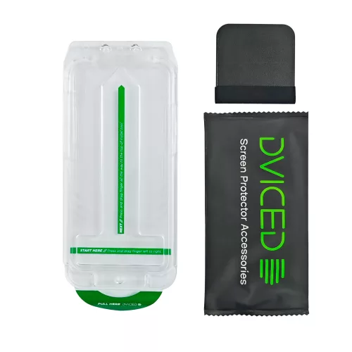 Dviced Tempered glass screen protector for iPhone 16e with dust-free applicator