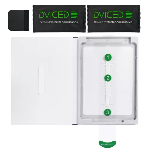 Dviced Tempered glass screen protector for iPad Pro 11-inch with dust-free applicator