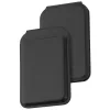 Dviced Leather magsafe foldable cardholder - Black