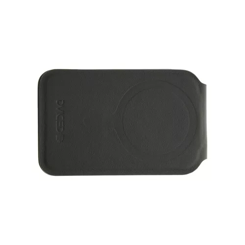 Dviced Leather magsafe foldable cardholder - Black