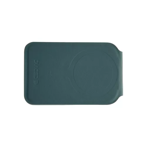 Dviced Leather magsafe foldable cardholder - Blue