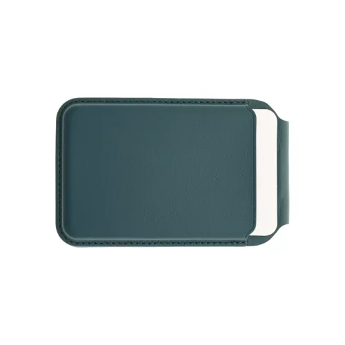 Dviced Leather magsafe foldable cardholder - Blue