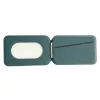 Dviced Leather magsafe foldable cardholder - Blue