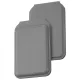 Dviced Leather magsafe foldable cardholder - Grey