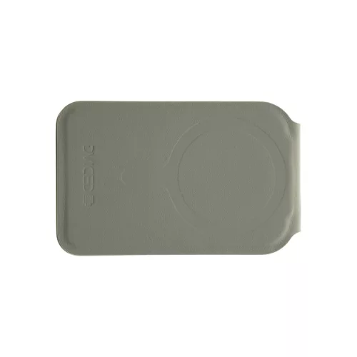 Dviced Leather magsafe foldable cardholder - Grey