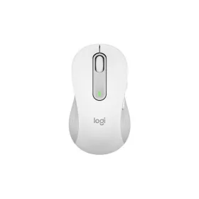   Logitech Egér - M650 L Nagy Balkezes (Vezeték nélküli, Bluetooth, Optikai, 2000 DPI, fehér)