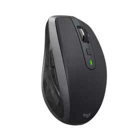  Logitech Egér - MX Anywhere 2S (Vezeték nélküli, USB, Lézer, Grafitszürke)