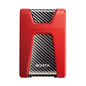   ADATA Külső HDD 2.5" - 2TB HD650 (USB3.1, Ütésálló, LED, Piros)