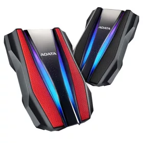   ADATA Külső HDD 2.5" - 2TB HD770G (USB3.1, Ütésálló, LED, Piros)