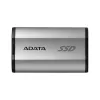 ADATA Külső SSD 500GB - SD810 (USB 3.2 Gen.2x2, R/W: 2000/2000 MB/s, IP68, Szürke)