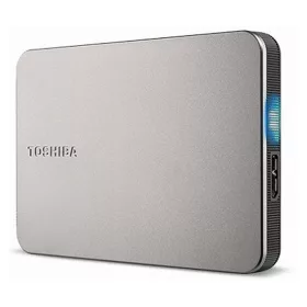   Toshiba Külső HDD 2.5" - 1TB Canvio Flex Warm Ezüst (USB3.2 Gen 1. (USB-A, USB Type-C; ~5Gbps; exFAT+; Mac kompatibilis)