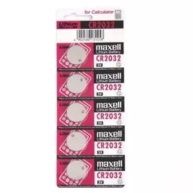   Elem CR2032 lithium 5 db/csomag, téphető bliszterben Maxell