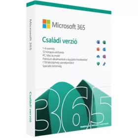  MS M365 Family Hungarian EuroZone Subscr 1YR Medialess FY25H2