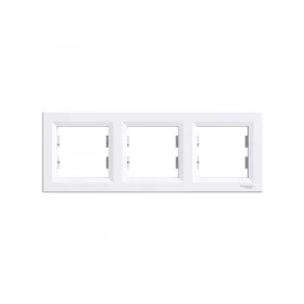   Schneider Asfora EPH5800321 Keret 3-as fehér vízszintes IP20