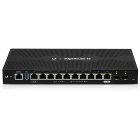 Ubiquiti EdgeRouter 12, gigabites, 10x RJ45, 1x PoE, 2xSFP