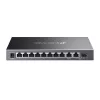 TP-LINK OMADA Switch 9x1000Mbps (8xPOE+) +1xGigabit SFP kombó Fémházas Easy Smart, ES210GMP