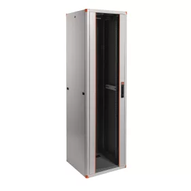   Legrand EVO42U6060 Evoline 19" 42U SZÉL:600 MÉLY:600 MAG:1894 MAX:1000kg üvegajtós szürke álló rack szekrény