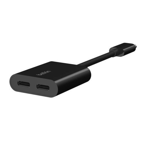Belkin RockStar USB-C Apa - 2xUSB-C Anya Adapter