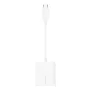 Belkin RockStar USB-C Apa - 2xUSB-C Anya Adapter - Fehér