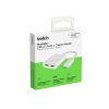 Belkin RockStar USB-C Apa - 2xUSB-C Anya Adapter - Fehér