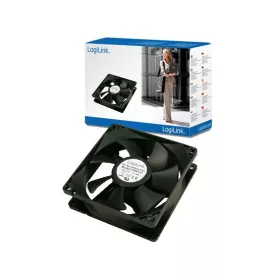 LogiLink FAN101 80x80x25mm - Fekete