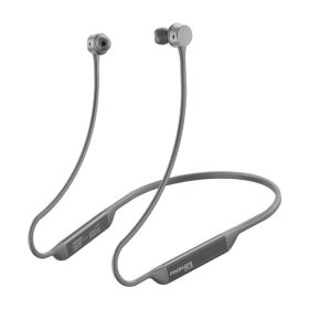   Promate Fülhallgató - CIVIL (In-Ear, BTv5.2, szilikon, nyakba akasztós, 230mAh, ezüst)