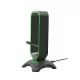 Vertux Fejhallgató állvány - EXTENT (3in1 USB HUB, 2xUSB 3.0, egér akasztó, LED, fekete)