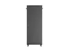 Lanberg FF01-6632-12B 19" 32U SZÉL:600mm MÉLY:600mm MAG:1603mm lapraszerelt üvegajtós fekete álló rack szekrény
