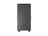 Lanberg FF01-6832-23BL 19" 32U SZÉL:600mm MÉLY:800mm MAG:1676mm lapraszerelt LCD hálós fémajtós fekete álló rack szekrény