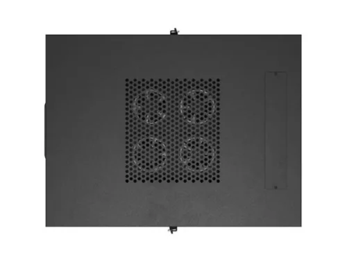 Lanberg FF01-6832-23BL 19" 32U SZÉL:600mm MÉLY:800mm MAG:1676mm lapraszerelt LCD hálós fémajtós fekete álló rack szekrény