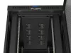 Lanberg FF01-8247-23BL 19" 47U SZÉL:800mm MÉLY:1200mm MAG:2343mm lapraszerelt LCD hálós fémajtós fekete szerver szekrény
