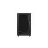 Lanberg 19" szabadon álló rack szekrény 22U/600X600 lapraszerelt, fekete