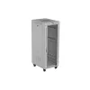 Lanberg 19" szabadon álló rack szekrény 32U/600X800 üvegajtó, lapraszerelt, LCD kijelző, szürke V2