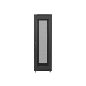   Lanberg 19" szabadon álló rack szekrény 42U/600X800 perforált ajtó, lapraszerelt, fekete